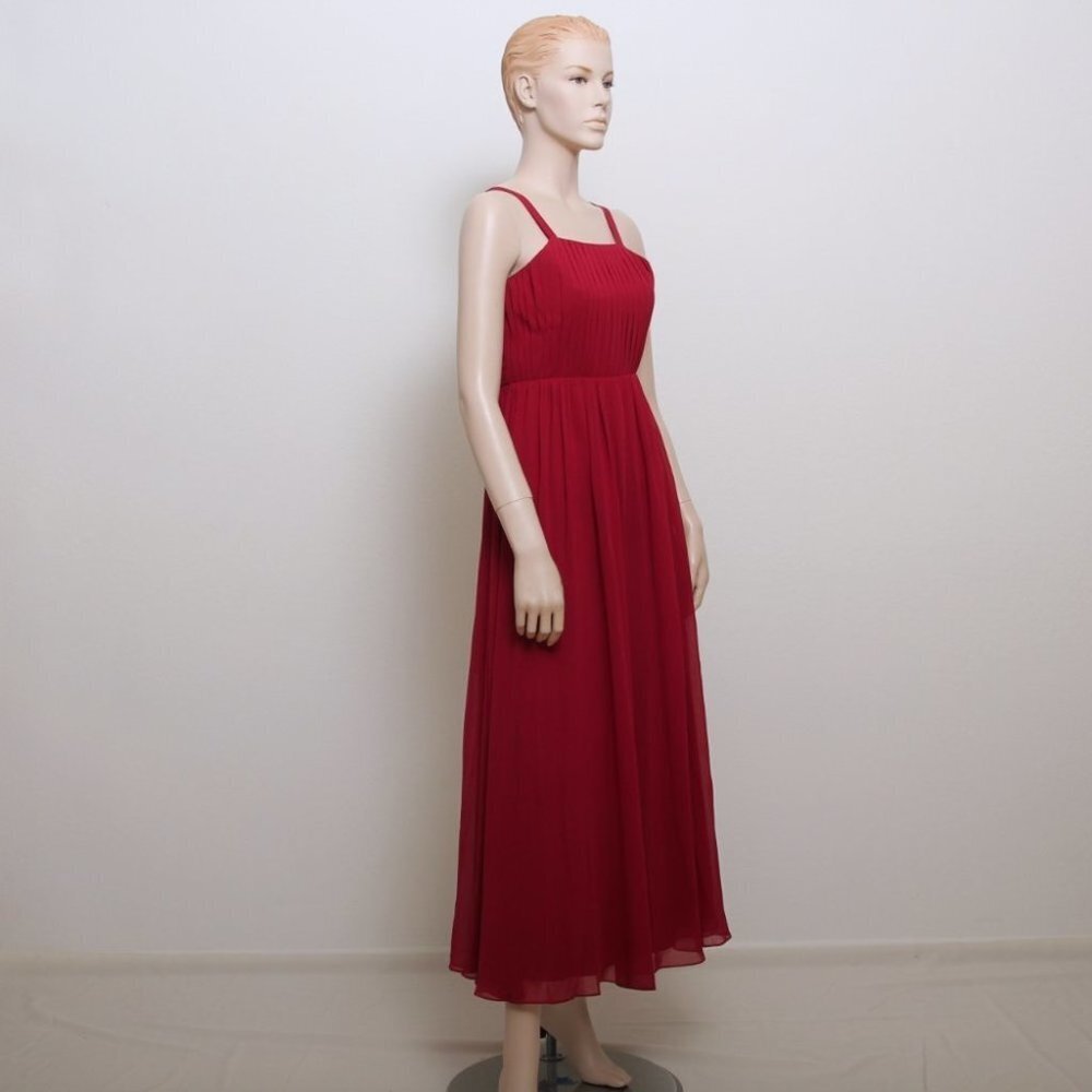 Azazie Bridesmaids Spaghettie Strap Square Neck Maxi‎ Dress